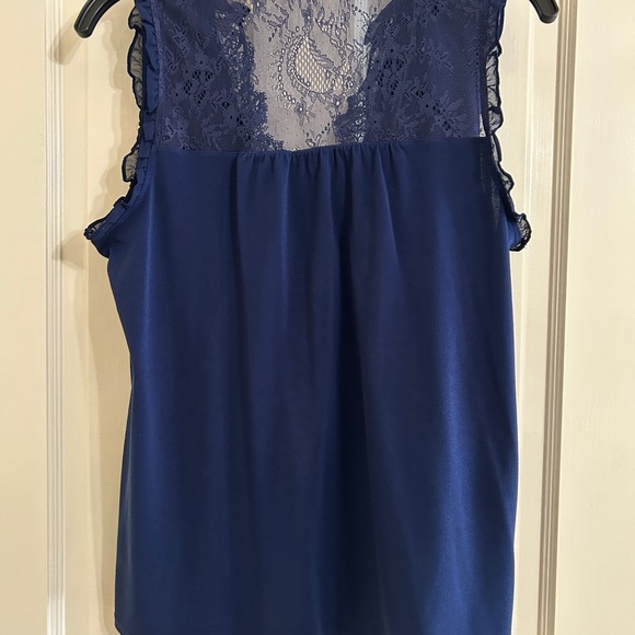 Express Navy Blue Top Size M - Picture 3 of 5